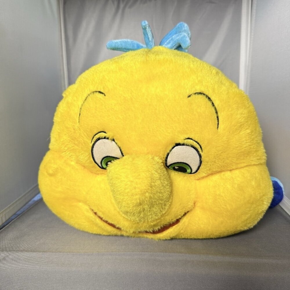 Disney The Little Mermaid Flounder Jumbo 17" Plush Stuffed Toy